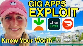 Instacart-The Gig Economy & Mental Health- Shrinking Wages- Race To The Bottom- EXPLOITATION