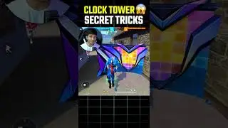 Free Fire Clock Tower Hidden Tricks 🔥 99.99% Players को नहीं पता 🙅‍♂️ #shorts || FireEyes Gaming