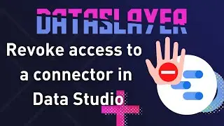 How to revoke the access to a Dataslayer connector in Google Data Studio