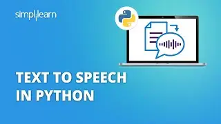 Text To Speech In Python | Python Text To Speech Code | Python | #Shorts | Simplilearn