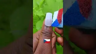 kurz na nail art česká vlajka 