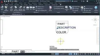 Block with Attributes in AutoCAD