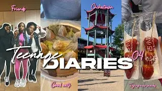 TEENAGE DIARIES 04| sinners movie, exploring Chinatown, seniors last day, trying new foods, friends