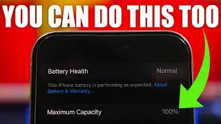 How to Maintain Your iPhone Battery MAXIMUM Capacity (2024 Guide)