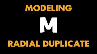 Maya Modeling Tutorial - Duplicate Special