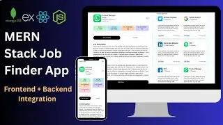 MERN Stack Job Finder App | Frontend & Backend Integration | MongoDB, ExpressJs, React, Node