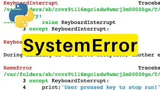 SystemError | Python | Tutorial