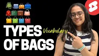 Types Of Bags & Their Correct Names | English Vocabulary Practice #shorts #bags #learnenglish