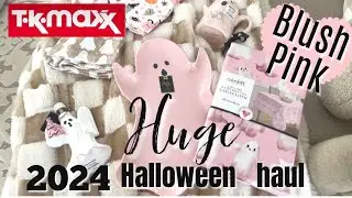 Unbox My Spooky Tkmaxx Australia Haul For 2024 | Pretty In Blush Pink Halloween Goodies!