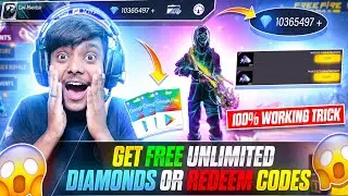 New Trick😍 || 100% Working Trick To Get Unlimited Diamonds Or Redeem Codes😍🔥 || Garena Free Fire