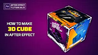 Make A 3D Cube in After Effects | Product Promo after effect tutorials | After effect tutorial