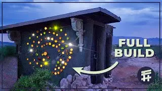 $1000 Light Up Shed Made Out Of Pallets & Recycled Bottles! | Timelapse Documentary