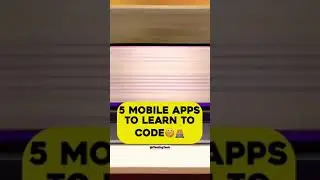 5 Mobile Apps To Learn To Code🧑‍💻🎯 