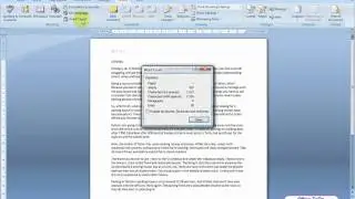 How do I know how many words and letters there are in my document? | Word 2007