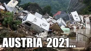 APOCALYPSE in AUSTRIA! Salzburg destroyed! Flood washed away houses, cars and people!