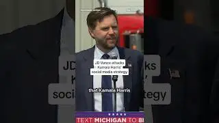 JD Vance attacks Kamala Harris' social media strategy