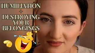 ASMR: HUMILIATION, Verbal Abuse, Destroying Personal Belongings, CD Scratching, Ripping Up Paper