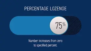 Percentage Lozenge Slider Template for Premiere Pro