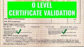 NIELIT (Doeacc) O Level Digital Cetificate Signature Validate/Verify [HD]