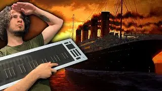 I took my Roli Seaboard out to Sea just to play the Titanic Theme || My Heart Will Go On
