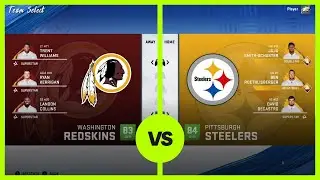 Madden NFL 20   Redskins vs  Steelers