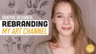 GRAPHIC DESIGNER SELF BRANDING How To Rebrand, logo & brand design artist #HanSelah design process