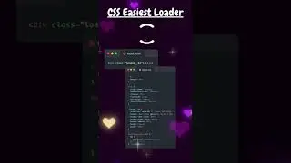 Simple Loader with HTML and CSS 😍😍 | Animated Loader