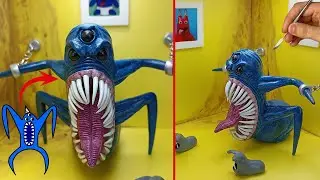Diorama of Realistic Garten of BanBan NabNab[Mutant] in the Laboratory | Polymer clay