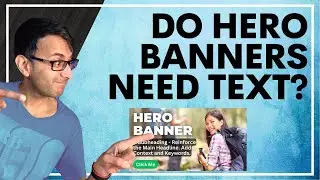 Do Website Hero Banners needs Text and Images?