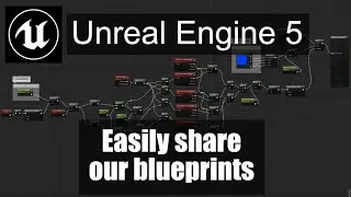 Unreal engine 5 tutorial sharing blueprints. (edge outline highlighting snippet included)