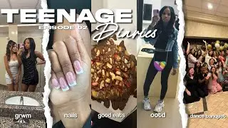 TEENAGE DIARIES 02| grwm for school, practicing driving, nails, dance banquet, my playlist, etc