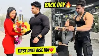 DATE WITH GYM GIRL🥵 BACK WORKOUT FOR GIRLS/BOYS