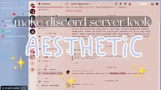 101 guide to making your discord more ✨ aesthetic ✨