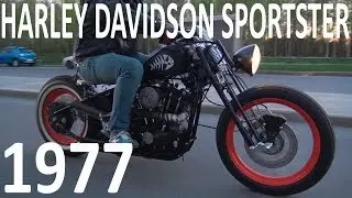 БОДРЫЙ БОББЕР 1977 Harley-Davidson Sportster 