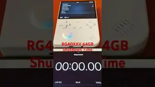 RG40XXV Shutdown Time | September 2024