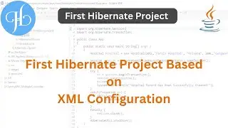 First Hibernate Project Based on XML Configuration