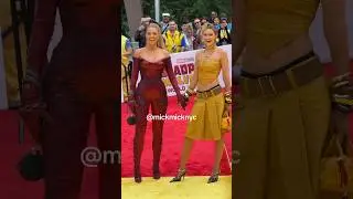 Gigi Hadid & Blake Lively in killer matching outfits for the Deadpool World Premiere 🎬🔥