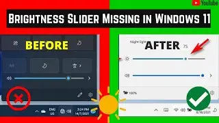 How to Fix Brightness Slider Missing in Windows 11