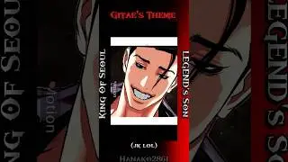 Gitae Kim's Theme? 💀 (Jk) #manhwa #webtoonofficial #hanako2861 #lookism #edit #viral #gitaekim