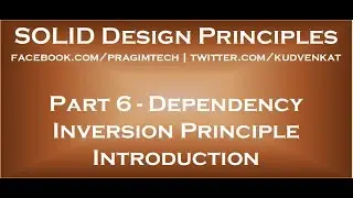 Dependency Inversion Principle Introduction