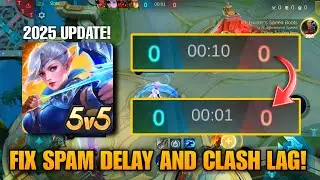 Ultimate Fix for Spam Delay & Clash Lag! | Mobile Legends 2025 Lag Solution for All Players
