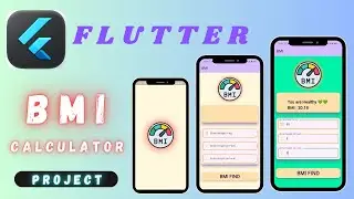 How to Create BMI Calculator App in Flutter || Bmi calculator in flutter || source code