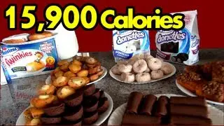 The Sweetest Food Challenge in the History of Ever (Hostess Snack Challenge) | Matt Stonie