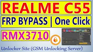 Realme C55 (RMX3710) FRP Bypass By Unlock Tool