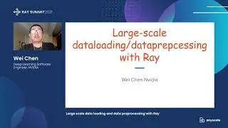 Large Scale Data Loading and Data Preprocessing with Ray