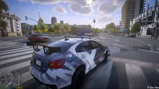 GTA V Subaru WRX STI (Add-on Vehicle) Showcase | QuantV + NVE + NBVisual + 5Real on RTX™ 3090 [4K]