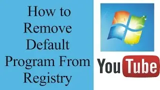 How to remove default program from registry