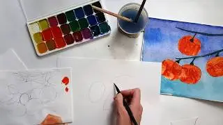 Кипр. Рисуем мандарины