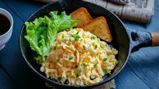 🍳 Scrambled eggs for breakfast