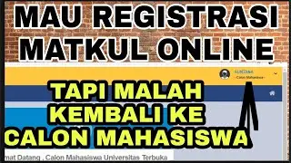 AKUN SIA.UT.AC.ID NYA MASIH CALON MAHASISWA ???? INI SOLUSINYA